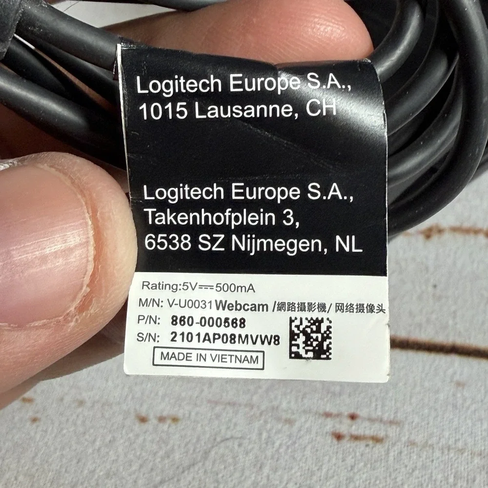 Logitech C930e 1080p HD Business Webcam V-U0031 860-000445 Used Tested